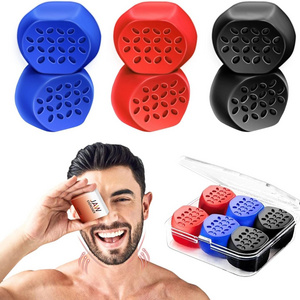 Silicone Jawline Exerciser Pack And Neck Toning Equipment Flexible Jaw Muscle For Jawline Shaper