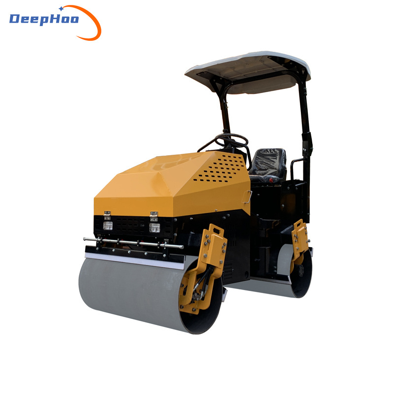 Flexible 2.5 ton Double Drum compactor vibratory mini compactor road roller