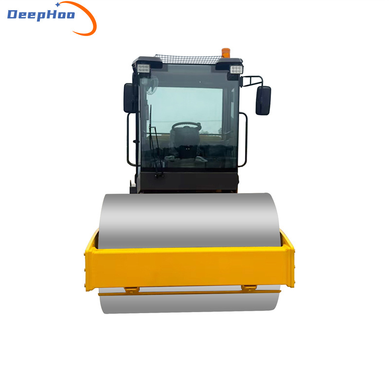 New design single steel drum hydraulic control compactor 6 ton vibratory road roller