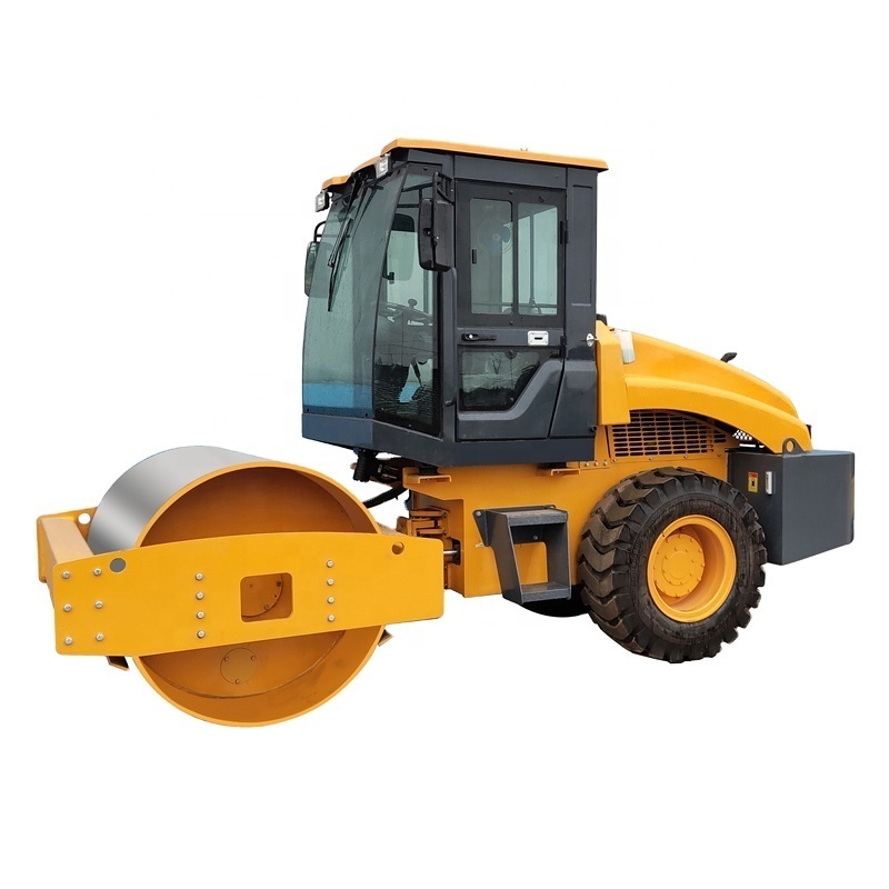 New design single steel drum hydraulic control compactor 6 ton vibratory road roller