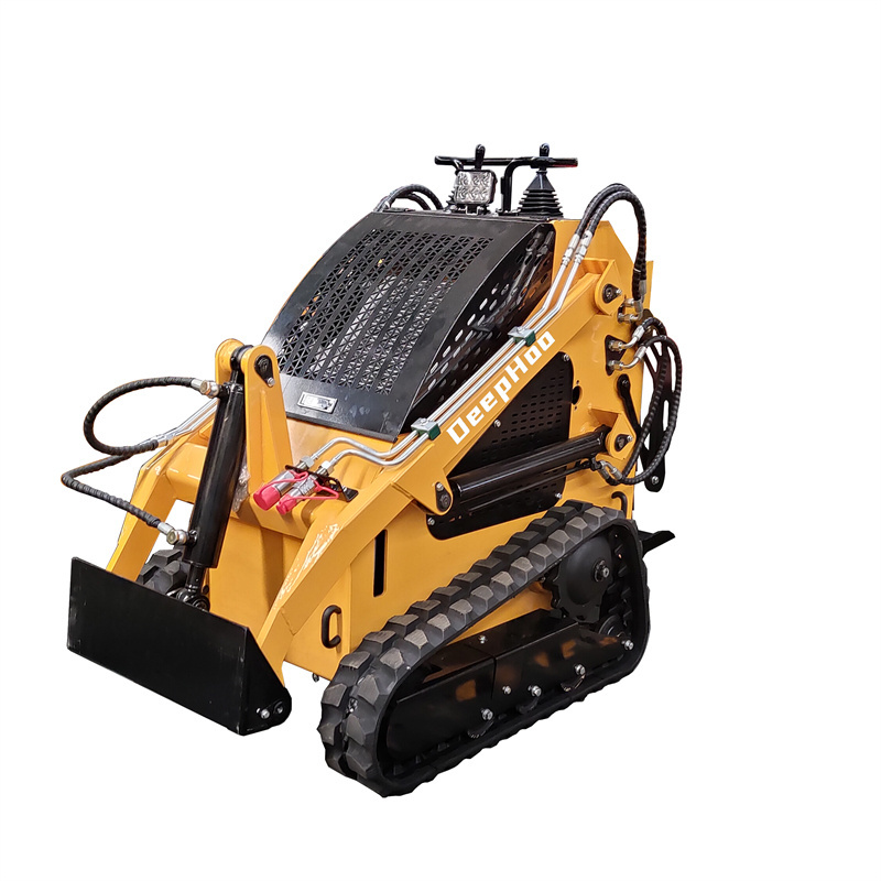 Small Stand type China Mini Crawler Track Loader Skid Steer