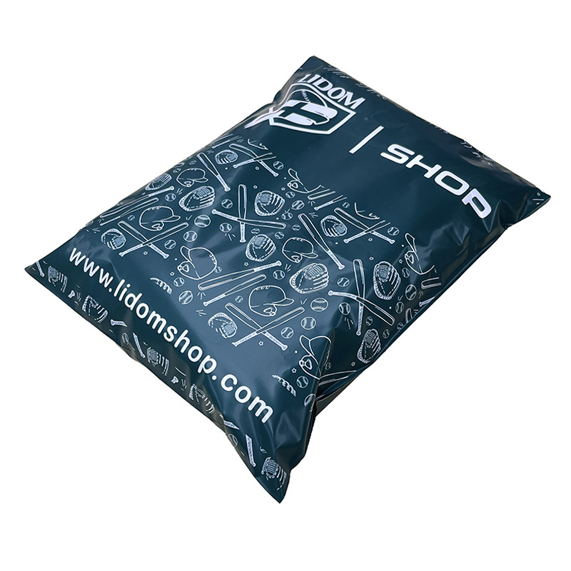 Custom your logo Waterproof Mail Courier Adhesive Black Mailing Bags Poly Mailers Shipping Bags For Hoodies