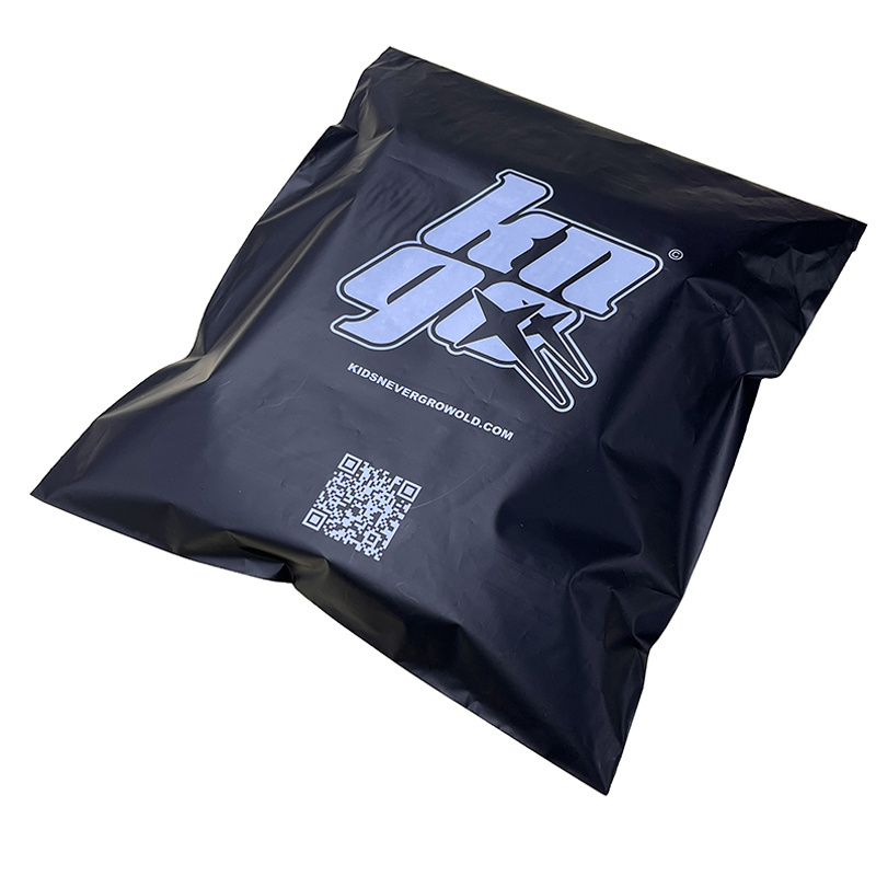 Custom Design Eco-friendly Black Co-Ex LDPE Poly Mailers Shipping Envelopes Mailing Bag for Clothing