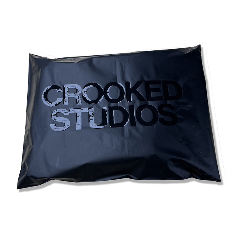 Custom your logo Waterproof Mail Courier Adhesive Black Mailing Bags Poly Mailers Shipping Bags For Hoodies