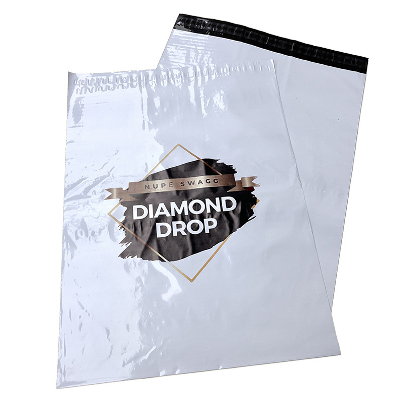 Custom Design Eco-friendly Black Co-Ex LDPE Poly Mailers Shipping Envelopes Mailing Bag for Clothing