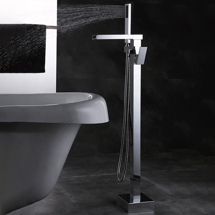 DEEPSS factory supply fashion new arrival floor mounted faucet freestanding bathtub faucet