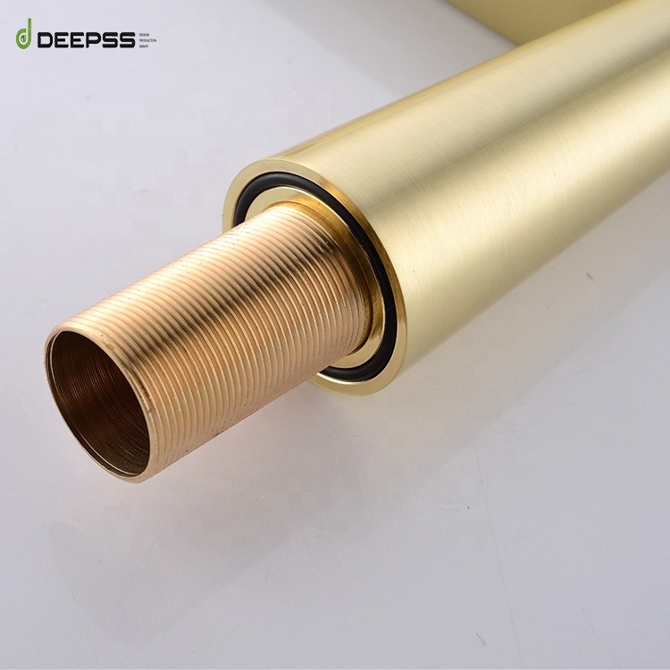 DEEPSS New tap design basin mixer brass PVD gold bathroom basin faucets