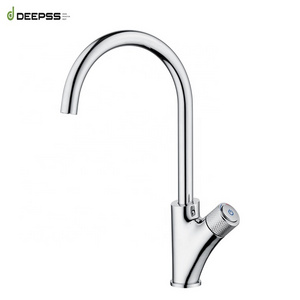 Deepss Professional Brushed Brass Mixer Tap Filter Circle Bridge Series Hot Cold Water Sink Kitchen Faucet