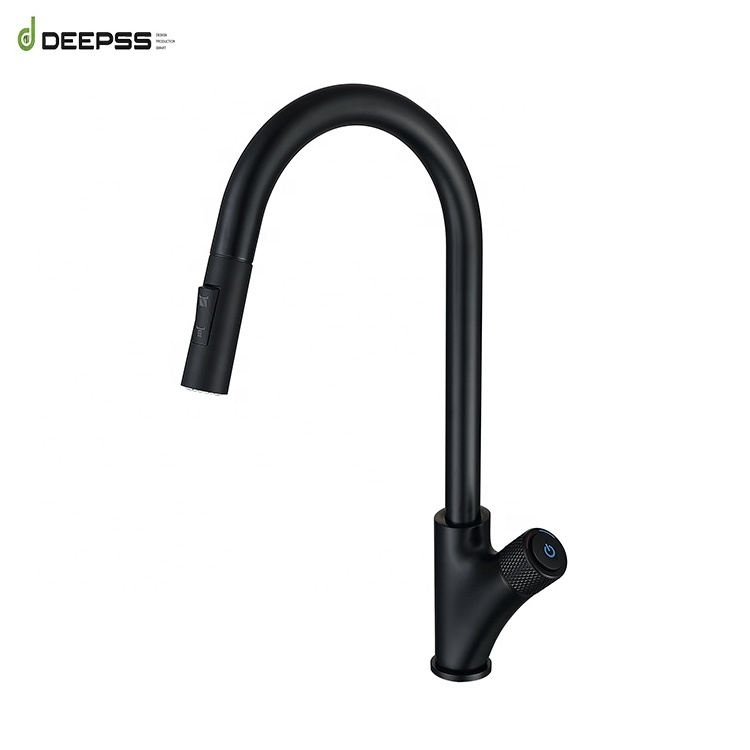 Deepss Professional Brushed Brass Mixer Tap Filter Circle Bridge Series Hot Cold Water Sink Kitchen Faucet