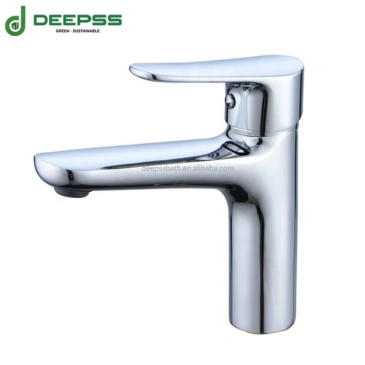 DEEPSS kaiping faucet manufacturer low MOQ brass chrome bathroom faucet torneira banheiro with reasonable price