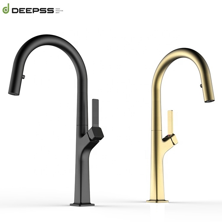 DEEPSS kaiping tapware factory brass sink mixer taps gold brass kitchen faucet