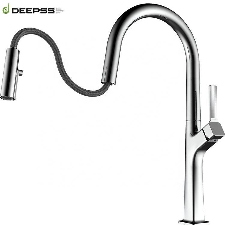 DEEPSS kaiping tapware factory brass sink mixer taps gold brass kitchen faucet