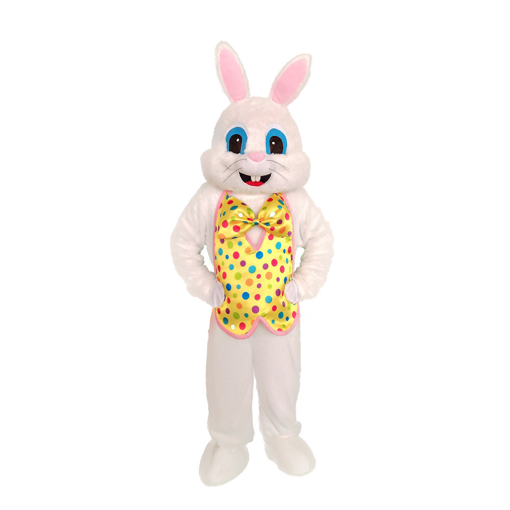 Easter Party Rabbit Costume Bunny Mascot Walking Costume Adult Size Fancy Dress