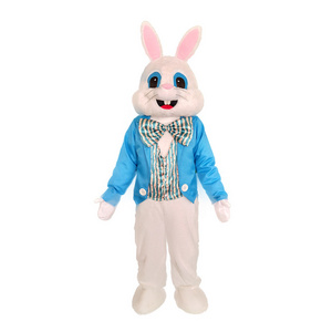 Easter Party Rabbit Costume Bunny Mascot Walking Costume Adult Size Fancy Dress