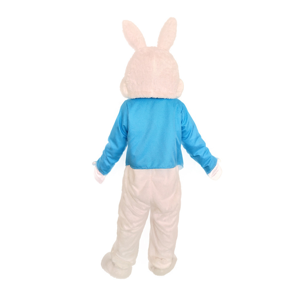 Easter Party Rabbit Costume Bunny Mascot Walking Costume Adult Size Fancy Dress