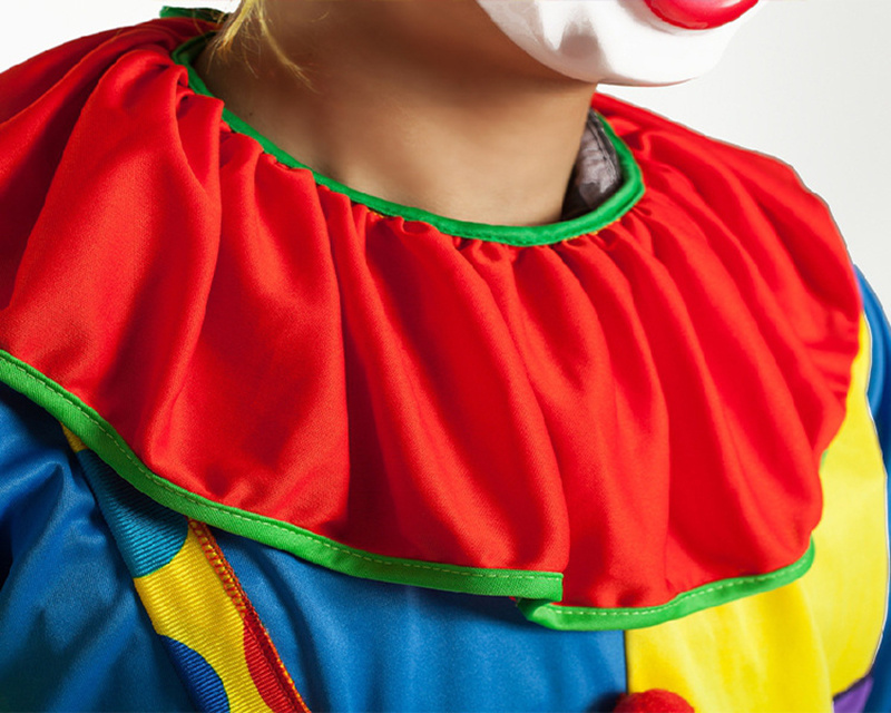 Halloween Adult Clown Clothes Jumpsuit Man Women Joker Cosplay Costumes Carnival Clown Jester Costume