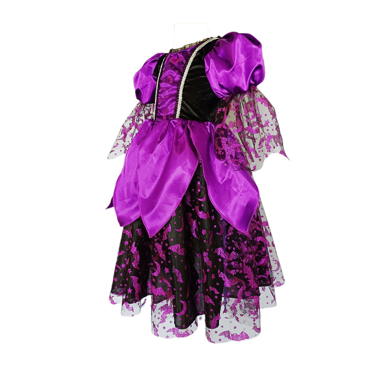 Princess Dress Little Witch Vampire Costume Factory Direct Selling Halloween Children's Costume Dress Girl