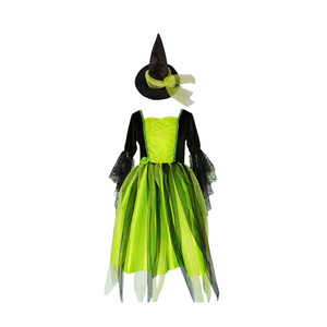 Halloween Costumes for Girls Kids Witch Costume Glow in the Dark for Wicked Halloween Dress-Up Party Gifts