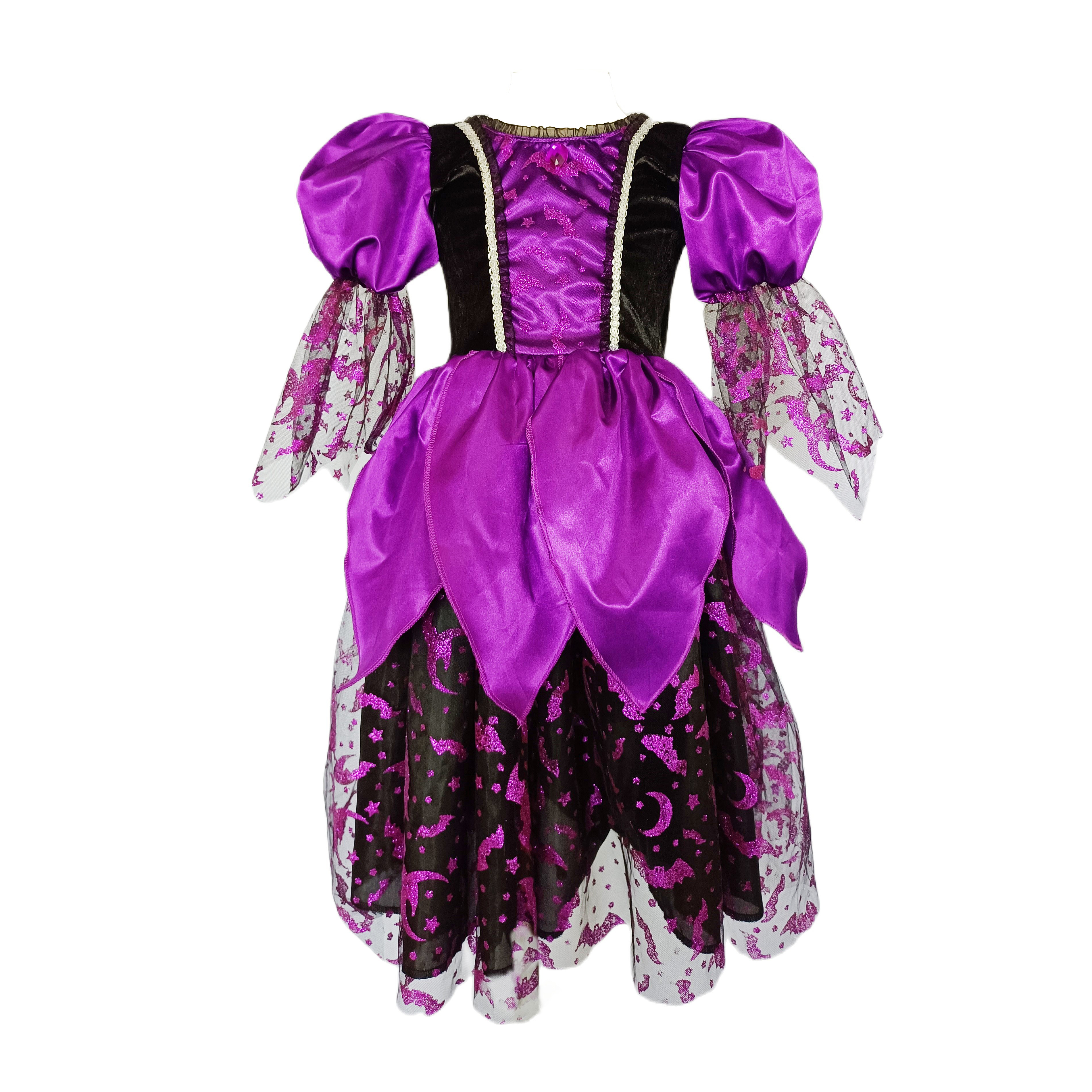 Princess Dress Little Witch Vampire Costume Factory Direct Selling Halloween Children's Costume Dress Girl