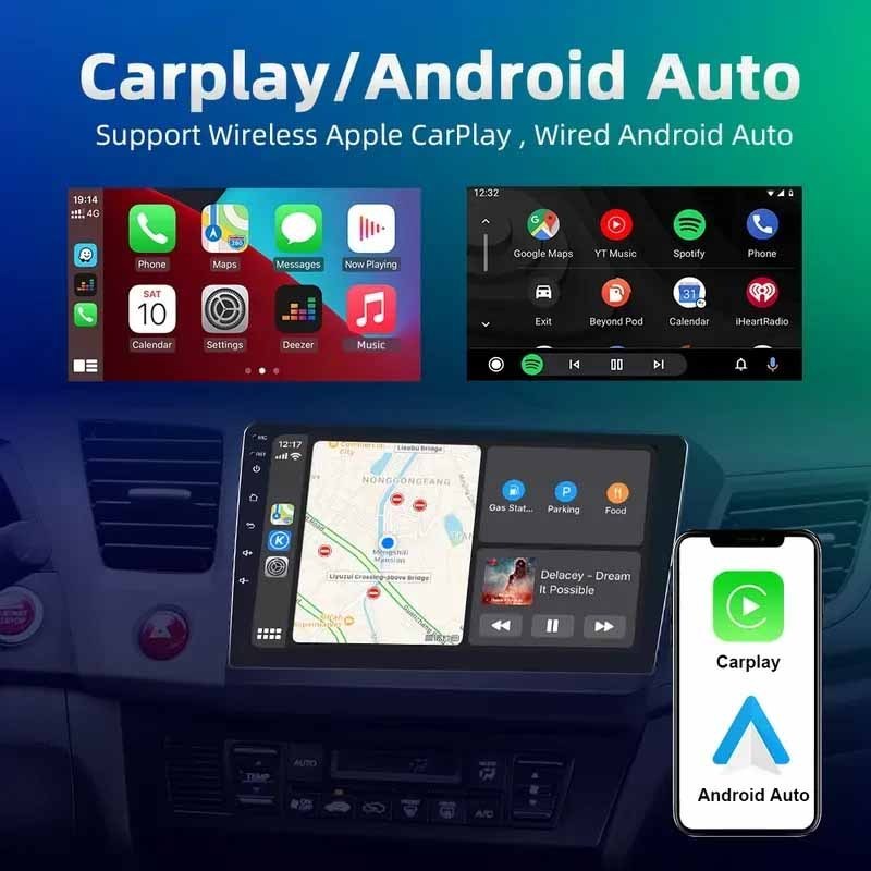 QLED Screen With knobs Car Radio For Lifan X50 2015-2019 Multimedia Video Player Navigation GPS For Carplay Android auto No 2din