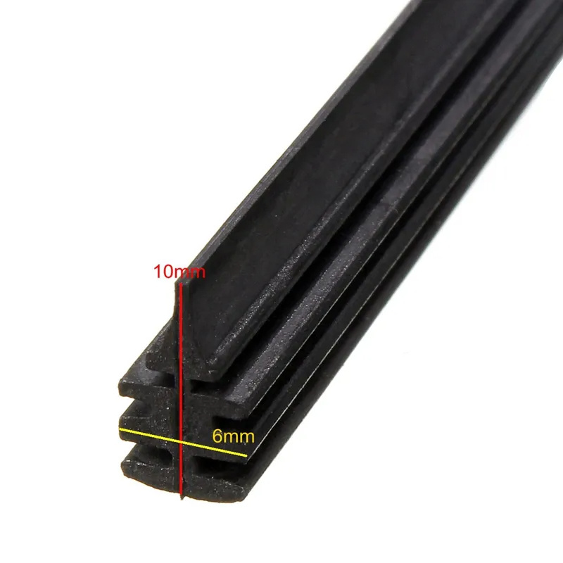 Universal Windshield Auto Part Windscreen Soft Flat Wiper Car Frameless Silicone Wiper Blades Rubber Refill