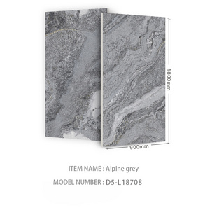 900X1800 Apline Grey Sintered Marble Stone  Floor and Wall Tiles for Livingroom Bedroom Bathroom Kitchen and ect.