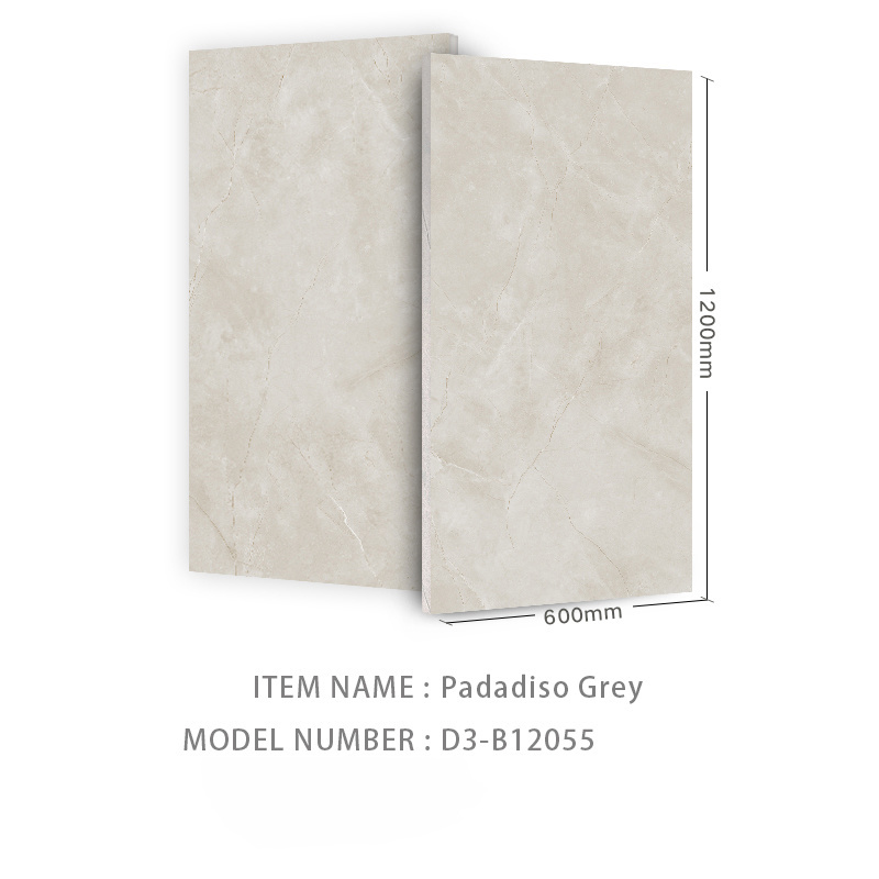 600X1200 D3-B12055 Padadiso Grey Sintered Marble Stone for High Quality Good Design House Bathroom Ceramic Floor Tiles