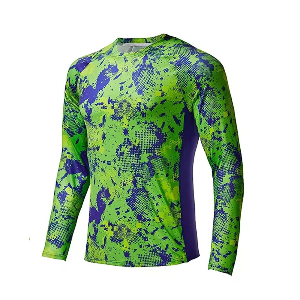 High Quality Sublimation Fish Fishing Wear Clothing Long Sleeve Performance Shirt Blank Fishing Jerseys