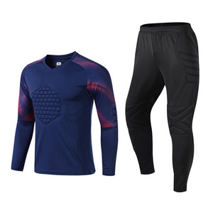 High-quality close-fitting sweat-absorbent goalkeeper football uniform long-sleeved suit