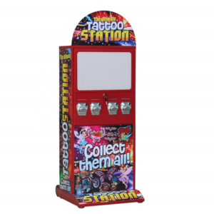 Hot seller 4 slot card tattoo vending machine coin mechanism  vending machine