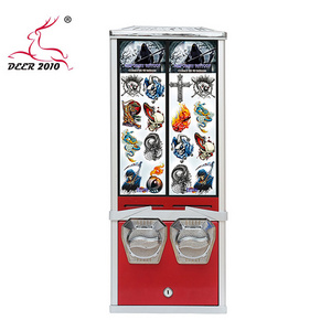 Sell Six Colors Optional 2 Column Tattoo Photo Sticker Vending Machine