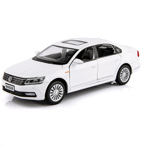 1:32 diecast model cars Volkswagen Passat alloy car toy sound and light pullback decoration display car model