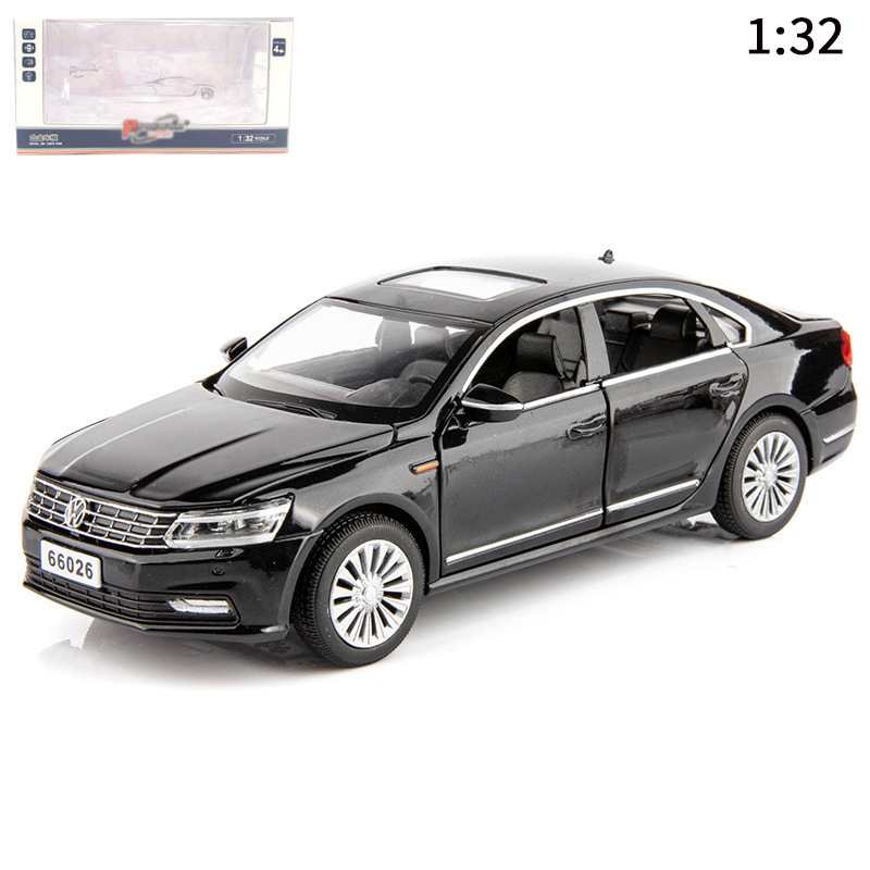 1:32 diecast model cars Volkswagen Passat alloy car toy sound and light pullback decoration display car model