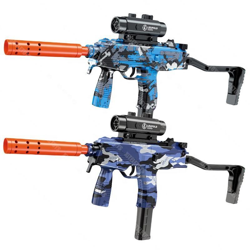 MP9 Electric Blaster Toy Gun 7MM Ammos Burst Gun Nylon Gear Splatter Launcher Shooting Fighting Game Toy Guns Rifle For Adult Ou