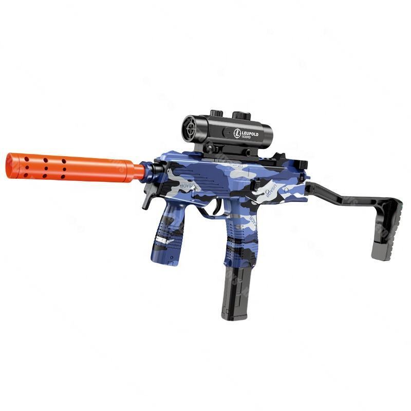 MP9 Electric Blaster Toy Gun 7MM Ammos Burst Gun Nylon Gear Splatter Launcher Shooting Fighting Game Toy Guns Rifle For Adult Ou