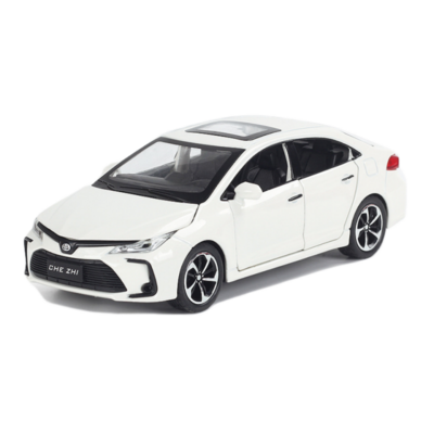 Die casting 1:32 Toyota Corolla car model simulation alloy sound light pullback metal  decoration toy car