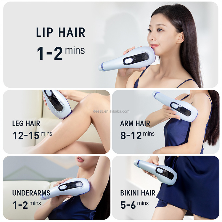 Home Use Pulse Painless Epilator Facial Epilator IPL Skin Laser Permanent Hair Removal machine