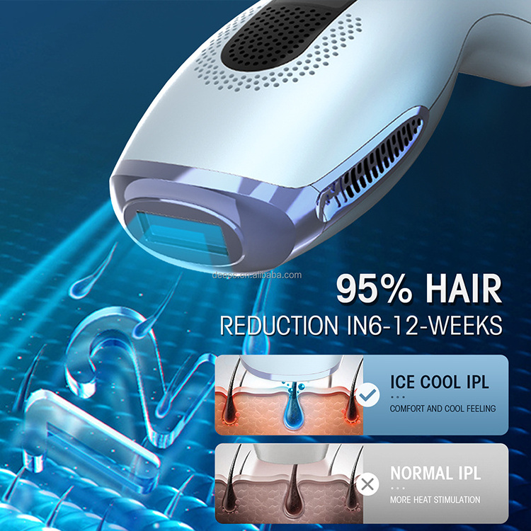 Home Use Pulse Painless Epilator Facial Epilator IPL Skin Laser Permanent Hair Removal machine