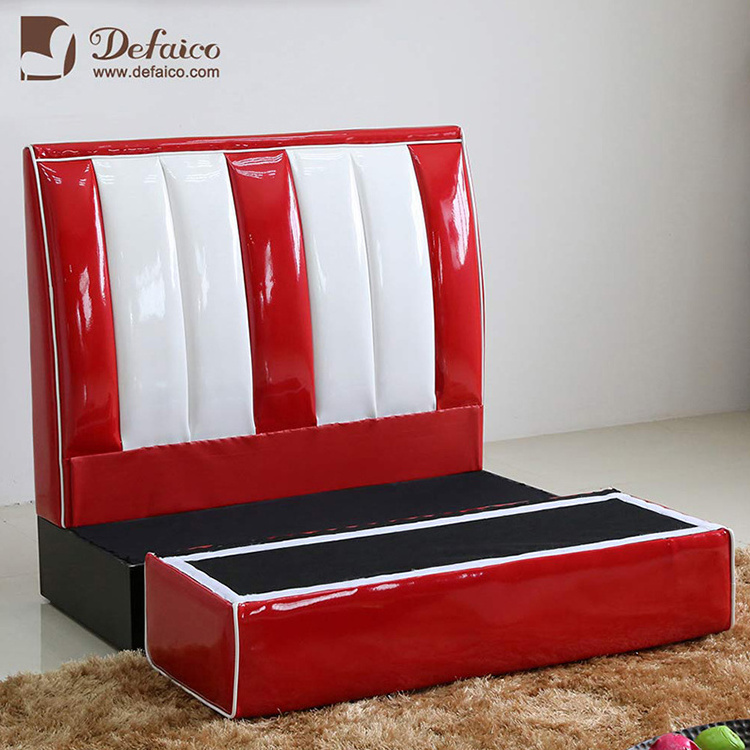 Single Side High Back Fabric Indoor Bench Booths for Restaurant Sets