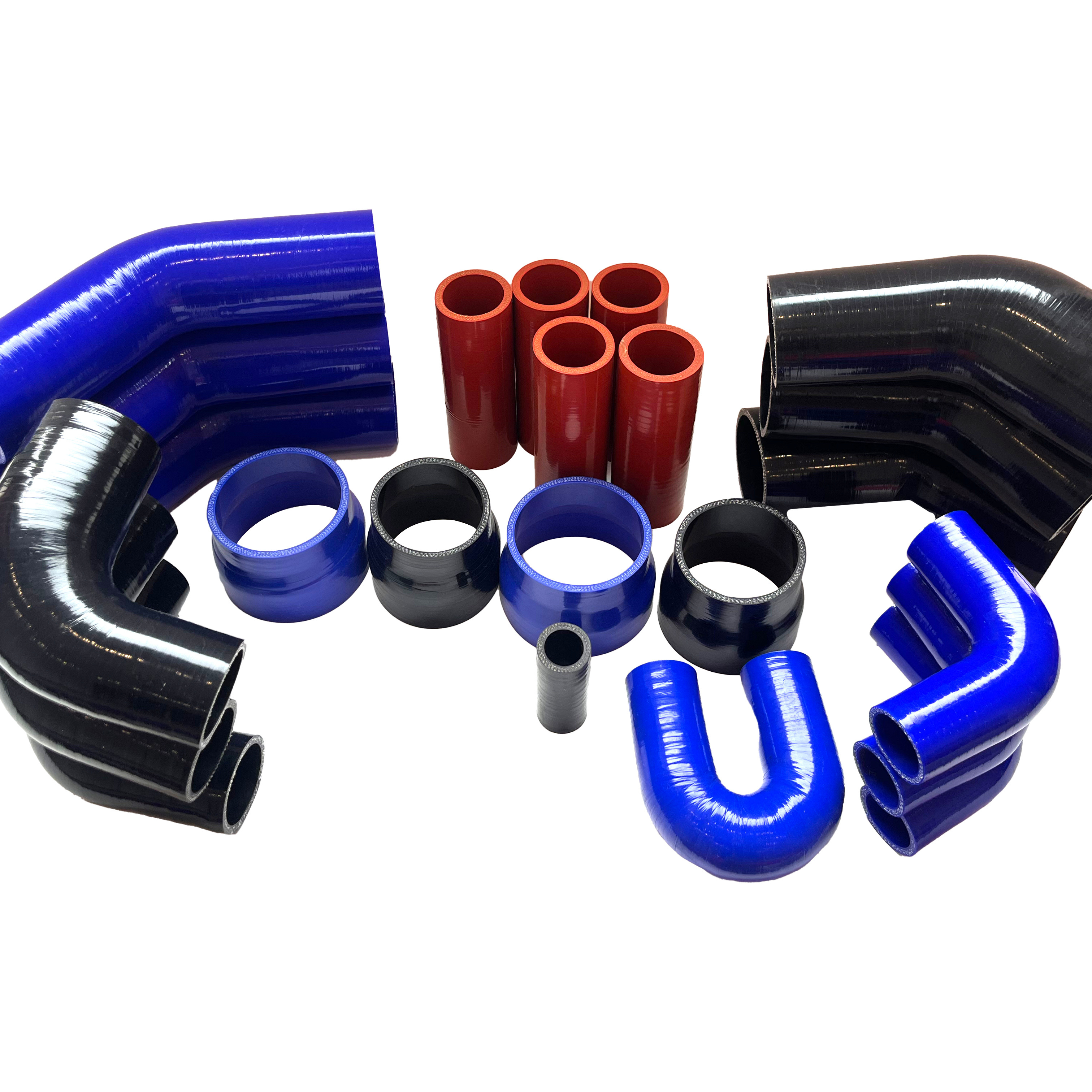 High Resistant Can be Customized Silicone Air Intake Pipe Upgrade Flexible Rubber Hose Silica Gel Braided Tube