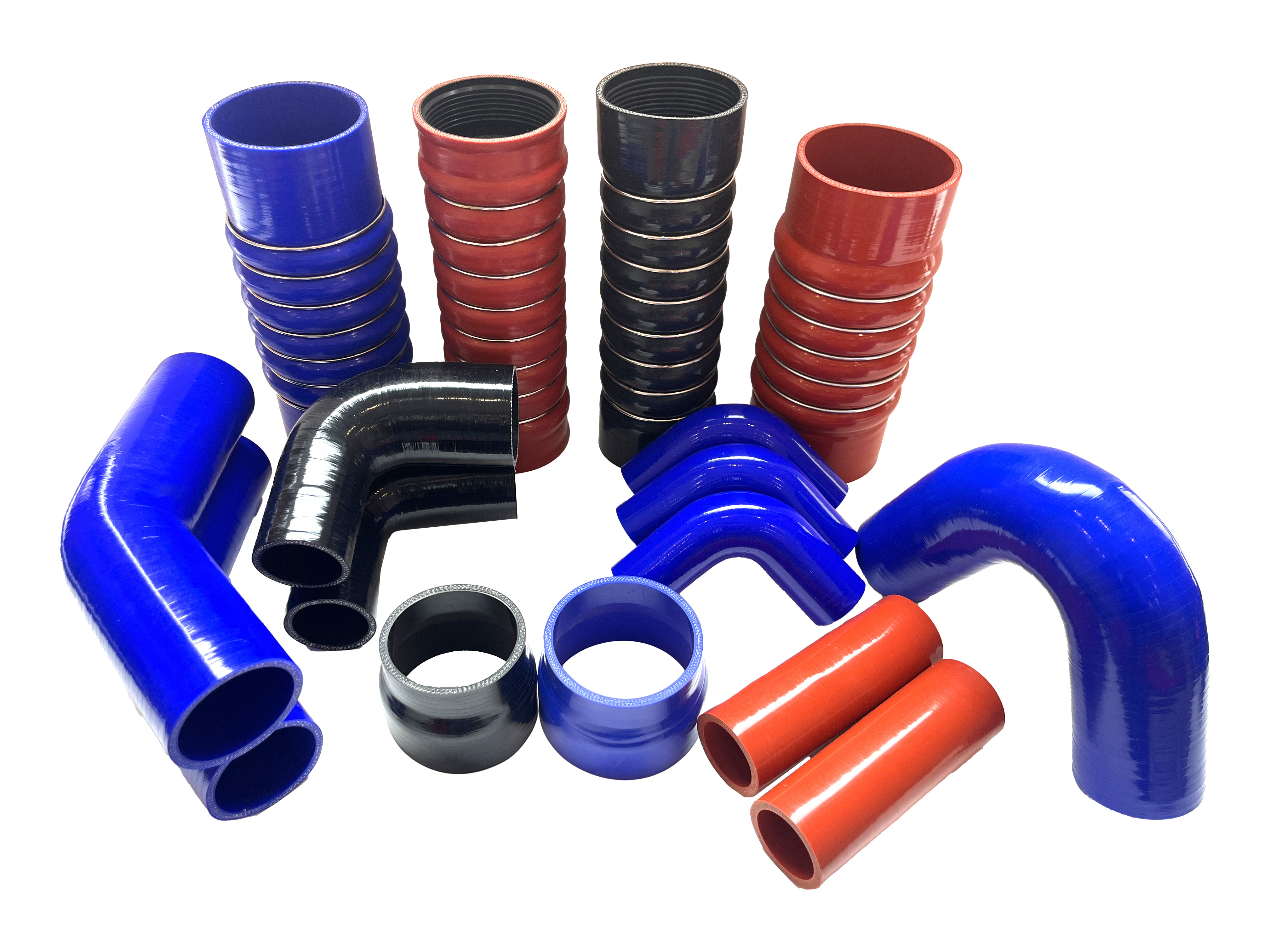 High Resistant Can be Customized Silicone Air Intake Pipe Upgrade Flexible Rubber Hose Silica Gel Braided Tube