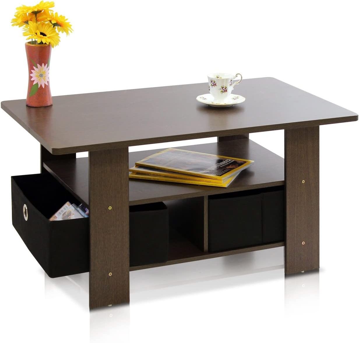 Most Popular Home Office Furniture Coffee Table Adjustable Storage Shelf Lift Top Tea Table