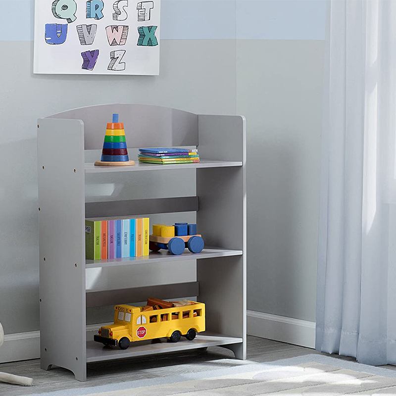 Children's Furniture Wooden Bookcase Shelf for Easy Organization and Wooden Bookshelf Storage Easy Assembly Kids Book Rack