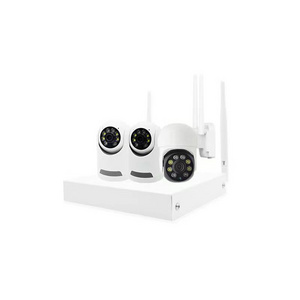 3CH Wireless NVR Kit 2MP PTZ 1080P Wifi IP Camera CCTV System Wireless Transmitter & Receiver Kit Complete Camera Set