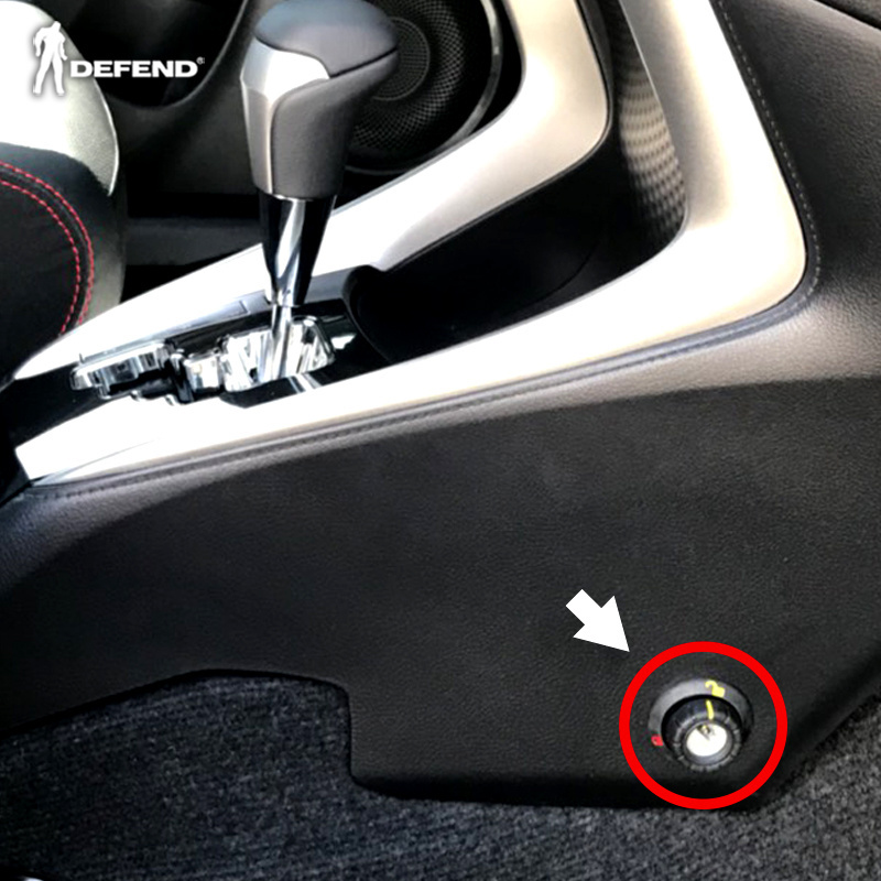 Vehicle parking customizable lock for gear shift