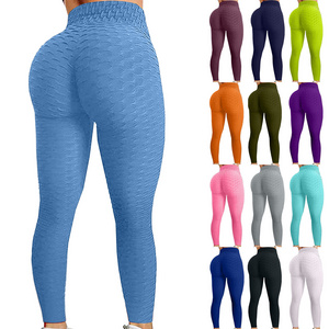 Leggings Cellulite  Peach Butt Yoga Pants High Waist Fitness Leggings Women Workout Push Up Leggings