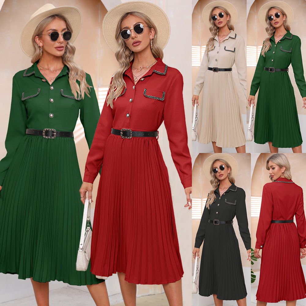 Hot selling fall women clothes women's tops casual dresses summer 2022 maxi dress with high quality