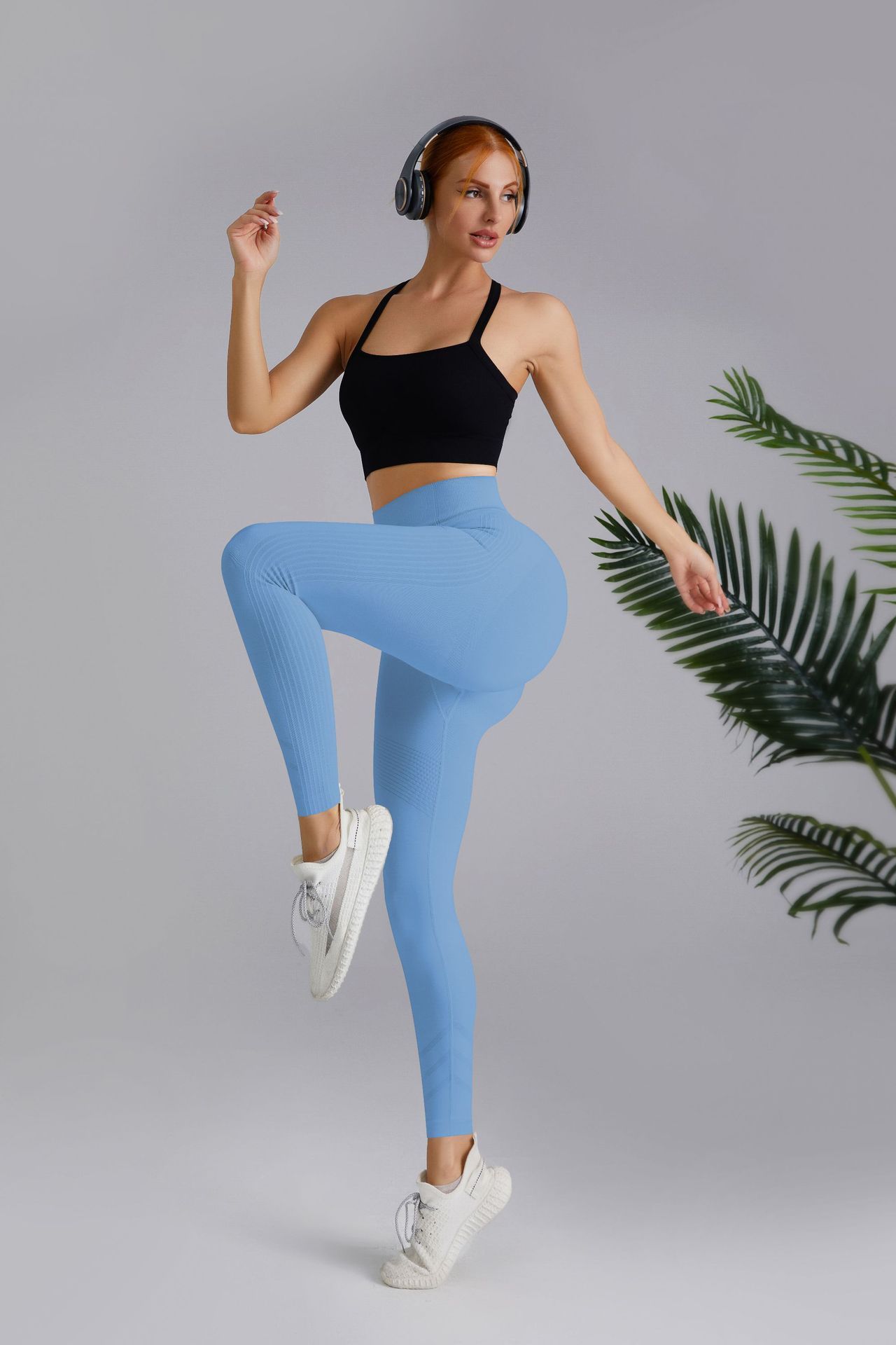 Seamless Gym Leggings Sports Yoga Pants For Women Activewear High Waist Hip Lifting SquatProof Push-up Workout Running Tights