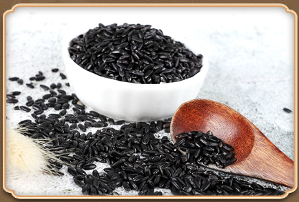 good price dry black rice organic black rice