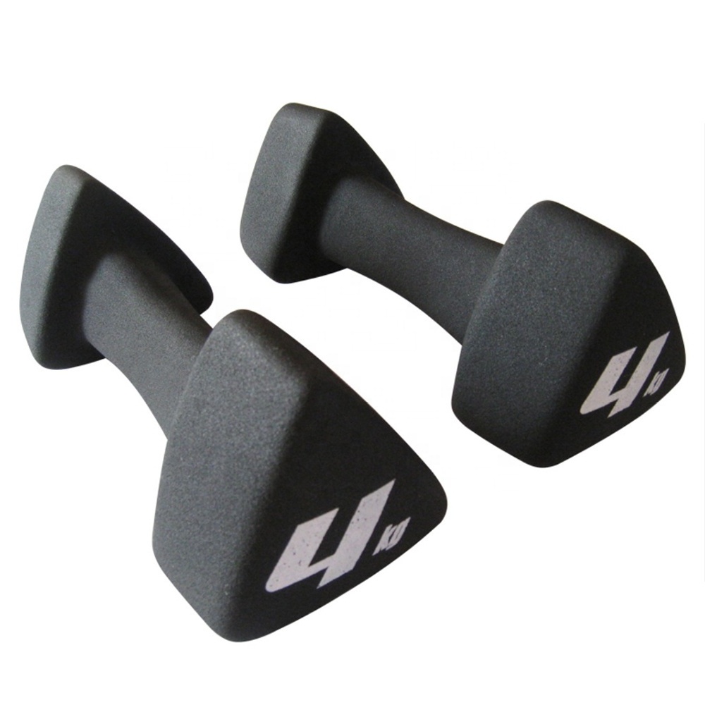 Define fitness Gym Fitness Triangle Dumbbell Set Neoprene Dumbbell 5Kg Dumbbell